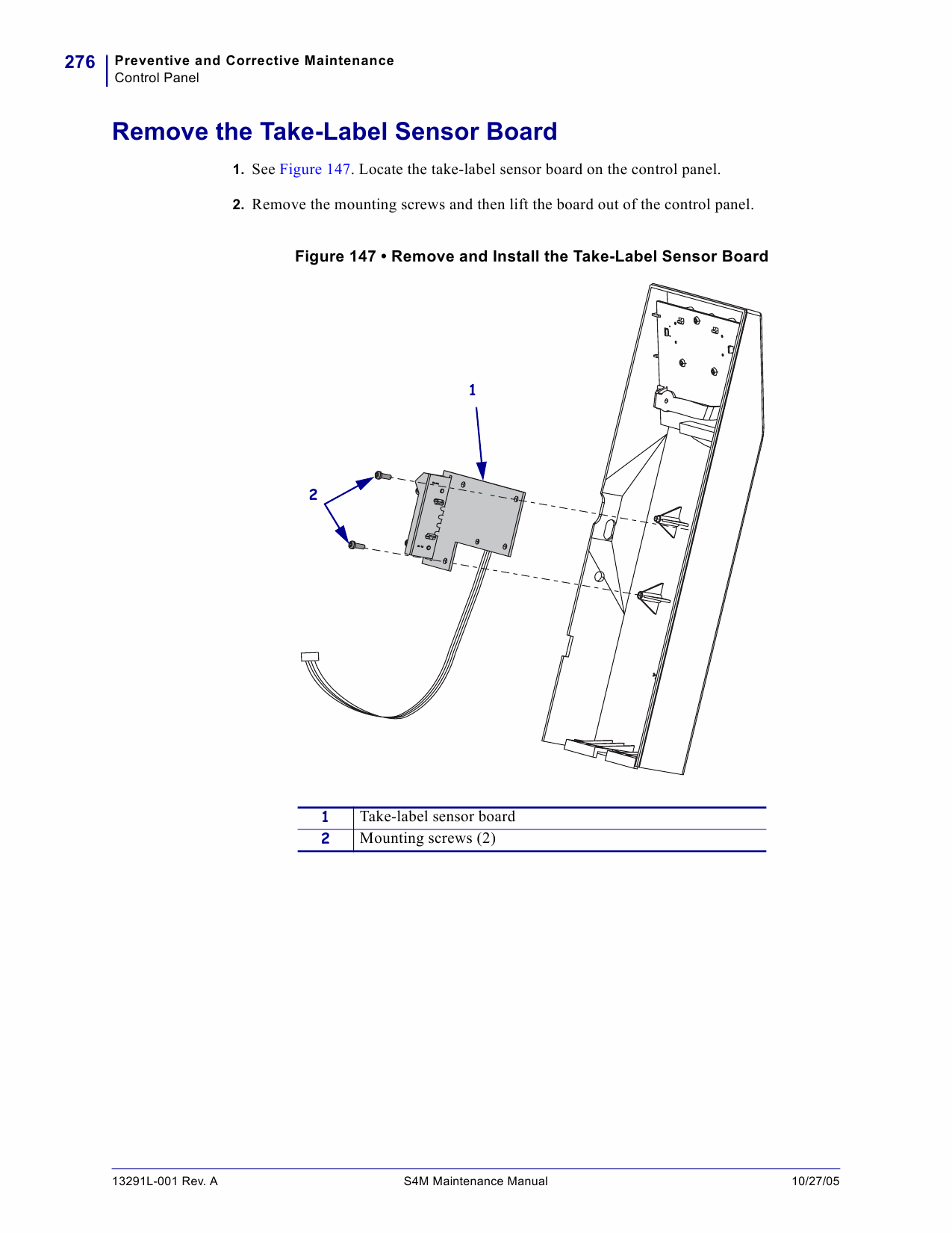 Zebra Label S4M Maintenance Service Manual-5